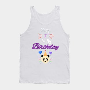 may 7 st is my birthday Tank Top